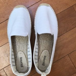 Soludus creamy white espadrilles